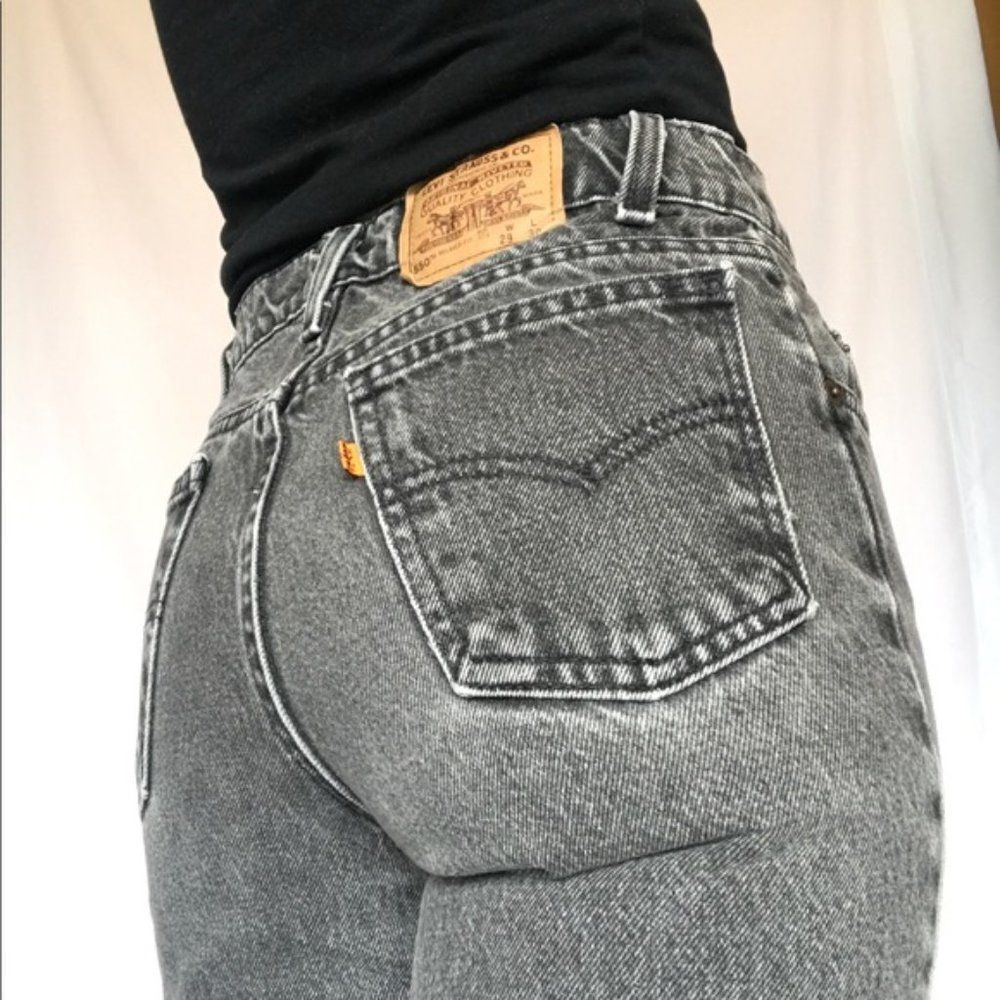 Levi's High Rise Vintage Orange Tab Relaxed Fit Husky 36x28 (1001)
